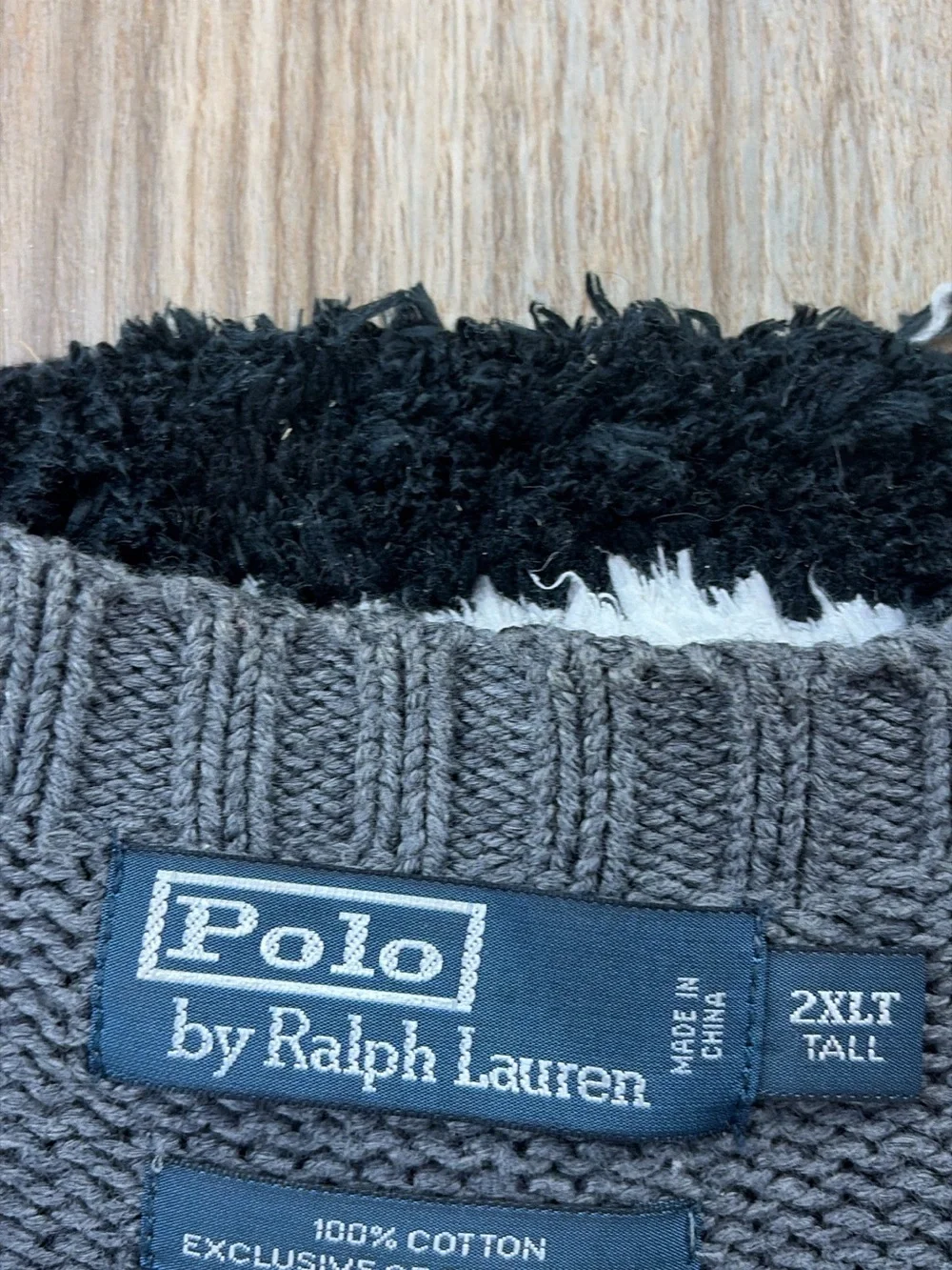 Ralph Lauren Charcoal Gray Crewneck Sweater
